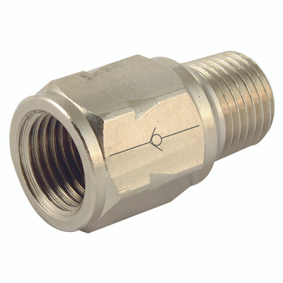 1/4" BSPP Male x 1/4" BSPP Female Check Valve - 1/4" BSP Parallel Male x 1/4" x BSP Parallel Female Pneumatic Push-in Valve, Check Valve, Working Temperature 0°C to +60°C, Maximum Working Pressure 10 bar, KelmAll images used are for illustrative 1/4" BSPP Male x 1/4" BSPP Female Check Valve - 1/4" BSP Parallel Male x 1/4" x BSP Parallel Female Pneumatic Push-in Valve, Check Valve, Working Temperature 0°C to +60°C, Maximum Working Pressure 10 bar, KelmAll images used are for illustrative