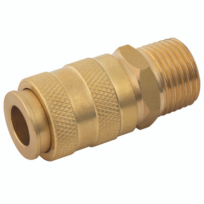 BE25B-BRASS EURO COUPLINGS 1/4 BSPP MALE - 1/4" BSP Taper Male, BE-25B Brass Coupling, ITMAll images used are for illustrative purposes only BE25B-BRASS EURO COUPLINGS 1/4 BSPP MALE - 1/4" BSP Taper Male, BE-25B Brass Coupling, ITMAll images used are for illustrative purposes only