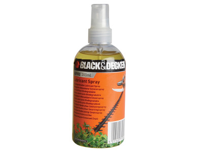 BLACK + DECKER A6102 Hedge Trimmer Oil Spray 300ml - Black &amp; Decker A6102 Hedge trimmer Oil Spray is ideal for maintenance of all hedge trimmers