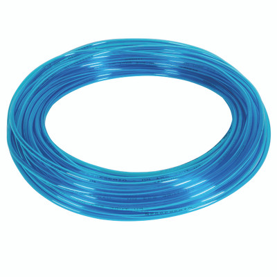 12mm Outside Diameter x 8mm Inside Diameter, Polyurethane Tubing, 100 Metre Coil, Polyurethane Ester Coil, Metric, Crystal Blue, Working Temperature -30Â°C to +60Â°C, Maximum Working Pressure 8 bar - 12mm Outside Diameter x 8mm Inside Diameter, Polyuretha