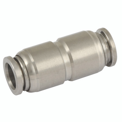 4MM ST/ST PUSH FIT STRAIGHTAIGHT - 4mm Outside Diameter, Pneumatic One Touch Push-in Metric Tube Fitting, Equal Tube x Tube, Straight Connector, Stainless Steel, Working Temperature -20°C to +200°C, Maximum Working Pressure 10 bar, KelmAll images 4MM ST/ST PUSH FIT STRAIGHTAIGHT - 4mm Outside Diameter, Pneumatic One Touch Push-in Metric Tube Fitting, Equal Tube x Tube, Straight Connector, Stainless Steel, Working Temperature -20°C to +200°C, Maximum Working Pressure 10 bar, KelmAll images