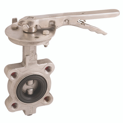 8" PN16 LUG BFLY VLV SS/SS/FPM SS LVR - 8" Lugged and Tapped PN16 Stainless Steel Body Stainless Steel Disc FPM Liner Butterfly Valve Lever OperatedAll images used are for illustrative purposes only 8" PN16 LUG BFLY VLV SS/SS/FPM SS LVR - 8" Lugged and Tapped PN16 Stainless Steel Body Stainless Steel Disc FPM Liner Butterfly Valve Lever OperatedAll images used are for illustrative purposes only