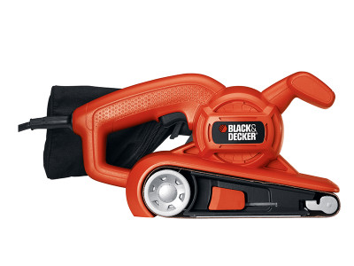 BLACK + DECKER KA86 Belt Sander 75 x 457mm 720W 240V - BLACK + DECKER KA86 Belt Sander has an angled belt design enables you to sand 2 times closer to the edge of adjoining surfaces than normally BLACK + DECKER KA86 Belt Sander 75 x 457mm 720W 240V - BLACK + DECKER KA86 Belt Sander has an angled belt design enables you to sand 2 times closer to the edge of adjoining surfaces than normally