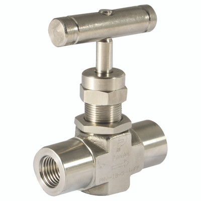 1/4" NPTF F/F 6000PSI 316SS NEEDLE VALVE - 1/4" NPT Female, 6,000 psi Rated Imperial Needle Valve, 316 Stainless Steel, PTFE Seal, Working Temperature -29Â°C to +121Â°C, Maximum Working Pressure 413 bar, PanamAll images used are for illustrative purpos