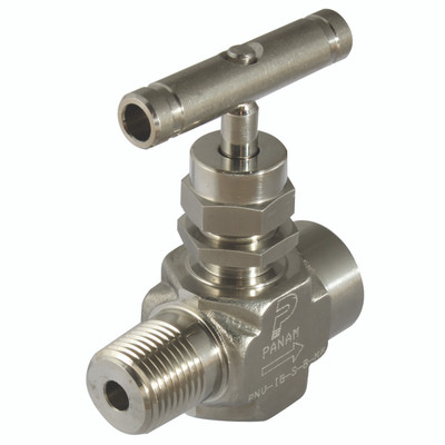 1" NPTF M/F 6000PSI 316SS NEEDLE VALVE - 1" NPT Male x 1" NPT Female, 6,000 psi Rated Imperial Needle Valve, 316 Stainless Steel, PTFE Seal, Working Temperature -29°C to +121°C, Maximum Working Pressure 413 bar, PanamAll images used are for illustrat 1" NPTF M/F 6000PSI 316SS NEEDLE VALVE - 1" NPT Male x 1" NPT Female, 6,000 psi Rated Imperial Needle Valve, 316 Stainless Steel, PTFE Seal, Working Temperature -29°C to +121°C, Maximum Working Pressure 413 bar, PanamAll images used are for illustrat