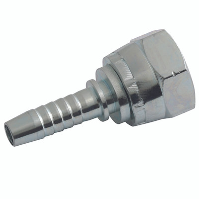 2" BSP Female Flat Faced x Hose Tail 2" Hose ID - 2" BSP Parallel Female, Hydraulic Hose Connector, Flat Faced x Hose Tail, Straight, to Suit 2" Hose Inside Diameter, Steel, Hexavalent Chromium Free Plating, FT ProAll images used are for illustrative p