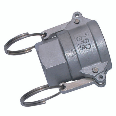 2" NPT FEM CAMLOCK TYPE D ST/STEEL - 2" NPT Female, Cam & Groove Quick Coupling, Lever Coupling, Type D, 316 Stainless Steel, Maximum Working Pressure 10 bar, JaymacAll images used are for illustrative purposes only