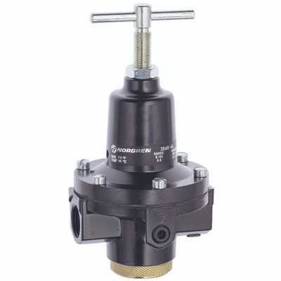 1/2"BSPP 20AG H/F PRES REG RELIEVING - 1/2" BSP Parallel Female, Ported Pressure Regulator, General Use, Compound Gauge 0