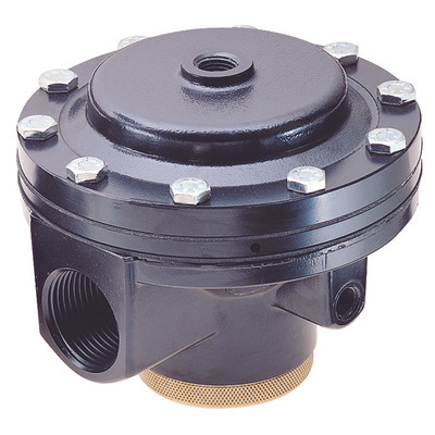 PORTED PILOT OPERATED PRESSURE REG - 1/4" BSP Parallel Female, Ported Pressure Regulator, 11-808 & 11-204, Pilot Operated, Relieving, Compound Gauge 0