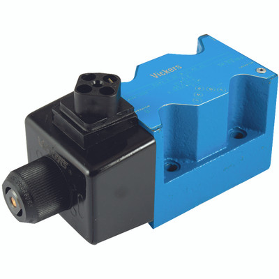 DG4V 5 2AJ H M U H7 22 - CETOP 5 Single Solenoid Valve, 2 Position, Spring Offset End to End, Water Resistant Override, 24V DC, 120 Litres per Minute, Working Fluid Temperature -20ï¿½C to +70ï¿½C, Maximum Working Pressure 350 bar, Vickers by DanfossAll