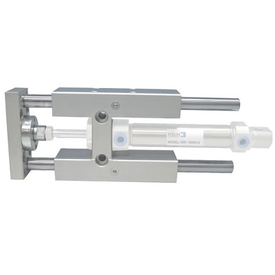 CYLINDER GUIDE ISO6432 16X200 BB - Pneumatic Cylinder Accessory, Ball Bearing, ISO6432 Cylinder Guide, to Suit 16mm Nominal Bore Cylinder, 100mm Stroke Length, Aluminium/Carbon Steel, KelmAll images used are for illustrative purposes only