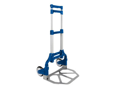 BlueSpot Tools Easy Wheeler Folding Trolley - The BlueSpot Easy Wheeler Folding Trolley is manufactured from aluminium alloy that is strong yet lightweight