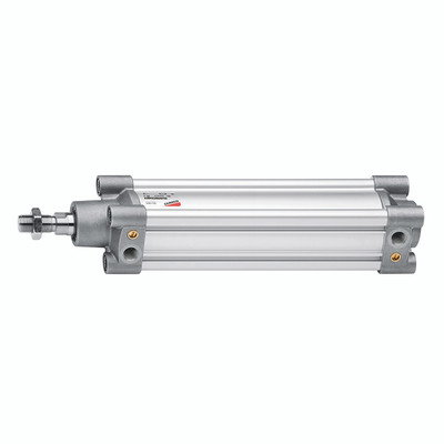 80X700 3/8" BSPP S63 DBLE ACT CYLINDER - 3/8" BSP Parallel Female Ports, 80mm Bore x 25mm Stroke, Series 63 Double Acting ISO15552 Cylinder, Magnetic, Ã‚Â¬ÃƒËœ80mm, Extruded with Screws Barrel Configuration, Aluminium Barrel x Stainless Steel Piston Rod,