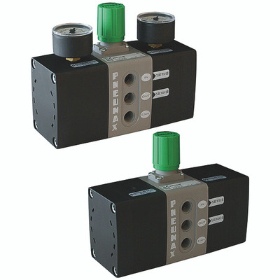 P+ BOOSTER 40MM GAUGE 012 BAR/020 BAR - 1/4" BSP Parallel Female, Air Preparation, Pressure Booster with Regulator, Working Temperature 0Ã‚Â¬Ã¢Ë†Å¾C to +50Ã‚Â¬Ã¢Ë†Å¾C, Maximum Working Pressure 2-10 bar, PneumaxAll images used are for illustrative purpo