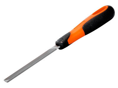 Bahco 1-100-06-2-2 ERGO™ Handled Flat Second Cut File 150mm (6in) - Bahco ERGO&trade; Handled Flat File for high-alloy tool steel and sharpening of heavy implements
