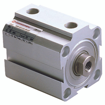 32X25MM D/A COMPACT CYLINDER - M5 Metric Female Ports, 12mm Bore x 10mm Stroke Length, Compact Cylinder, Magnetic, Double Acting RM/92000/M, Extruded with Reed Switch Slots Barrel Configuration, Aluminium Barrel, Stainless Steel Piston Rod, Buffer Cushion