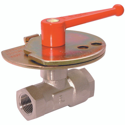 1"X23MM IN-LINE DOUBLE FEMALE WITH VENT - 3/8" BSP Parallel Female x 10mm Outside Diameter, Ball Valve, In-line Double Female with Vent, Lockable, Nickel Plated Brass, Nitrile, Working Temperature -20Â°C to +80Â°C, Maximum Working Pressure 40 bar, Parker