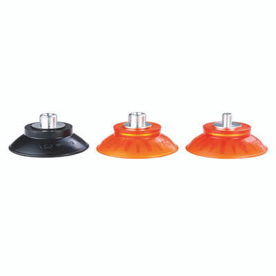 F/C  75MM  M10XP1.5 MALE  MARK FREE - 3/8" BSP Parallel Male x G1/8" BSP Parallel Female, 75mm Suction Area Diameter, IRHD of 60, Vmeca Suction Cup, VFC Series, Nitrile Flat & Curve Suction Cup, Black, Working Temperature -20Â°C to +110Â°CAll images us