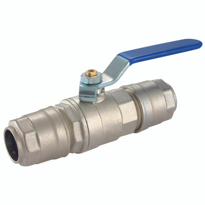 BALL VALVE 50MM OD - 20mm Outside Diameter, Aluminium Ring Main System, Ball Valve, Working Temperature -20°C to +80°C, Maximum Working Pressure -0 BALL VALVE 50MM OD - 20mm Outside Diameter, Aluminium Ring Main System, Ball Valve, Working Temperature -20°C to +80°C, Maximum Working Pressure -0