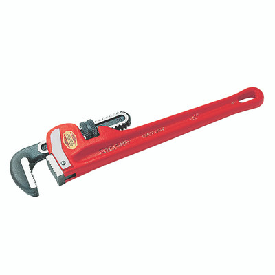 WRENCH  24 RIDGID HD - 50mm Nominal Diameter, Professional Tool, Heavy Duty, Pipe Wrench, Ridgid, Model 14, Length 350mm, Weight 1
