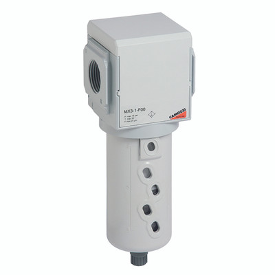 MX3 3/4" SEMI AUTO MAN DRAIN COAL FILT - G3/4" BSP Parallel Female, Series MX3, Modular Filter, Semi-Auto Drain Coalescing Filter, 0