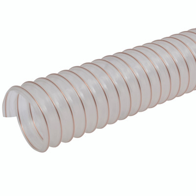 130MM LIGHT PUR DUCTING 0.4MM WALL 10M - 100mm Inside Diameter x 108mm Outside Diameter, Industrial PU Ducting, Lightweight, Wall Thickness 0