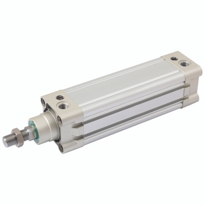 100MM X 75MM   MAG DA CYLINDER STEEL ROD - 1/8" BSP Parallel Female Ports, 32mm Bore x 25mm Stroke, Pneumatic Cylinder, Magnetic Double Acting, ISO15552 Gen 1, Extruded with Reed Switch Slots Barrel Configuration, Aluminium Alloy Barrel x Chrome Plated Ca