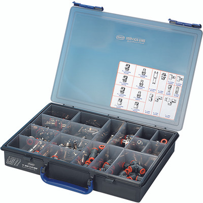 ASSORTED 6MM PUSH-IN FITTINGS KIT - Push-in Fittings Kit, Brass Nickel Plated, Working Temperature -20Ã‚Â° C to +150Ã‚Â°C, Working Pressure -0