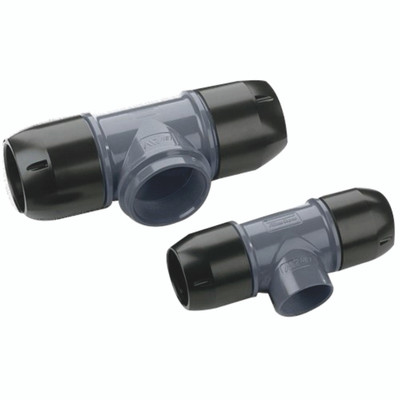 50MM X 50MM X 1" REDUCING TEE - 20mm x 20mm 1/2", Fitting and Tubing, Reducing Tee,  AirnetAll images used are for illustrative purposes only