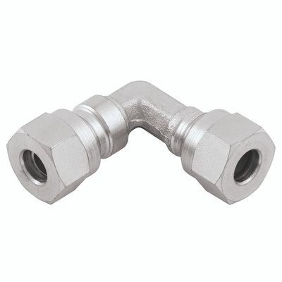 7/8" O.D EQUAL ELBOW - 1/4" Outside Diameter, Hydraulic Imperial Compression Fitting, 90Ã‚Â¬Ã‚Â° Elbow, Maximum Working Pressure 690 bar, Steel, Betabite HydraulicsAll images used are for illustrative purposes only