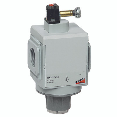 1/2 LOCK IS'N VALVE 3/2 ELEC PNEU MX2 - G3/4" BSP Parallel Female, Series MX2, Modular Valve, 3/2 Lockable Electro-pneumatic Isolation, Working Temperature -5Ã‚Â¬Ã¢Ë†Å¾C to +50Ã‚Â¬Ã¢Ë†Å¾C, Maximum Working Pressure 10 bar, CamozziAll images used are for