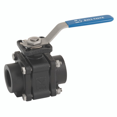 1/2" SW CS DM 3 PCE B/V FS&AS - 1/2" Socket Weld, 3 Piece, Direct Mount Full Bore Ball Valve, ATEX, Fire Safe, DNV, NACE MR0175 Approved, Carbon Steel, Viton Seal Material, CTFE Seat Material, Working Temperature -20Â°C to +220Â°C, Maximum Working Pressur