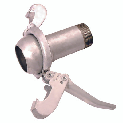 LEVER LOCK STAINLESS MALE BSP 3 X 3.1/2 - 2" BSP Parallel Male x 50mm Male Coupling, Lever Lock Water Pump Coupling, with Lever Closure Ring, Stainless Steel, BSP Parallel Pipe Thread, Stainless Steel, Maximum Working Pressure 20 bar, DALLAIAll images