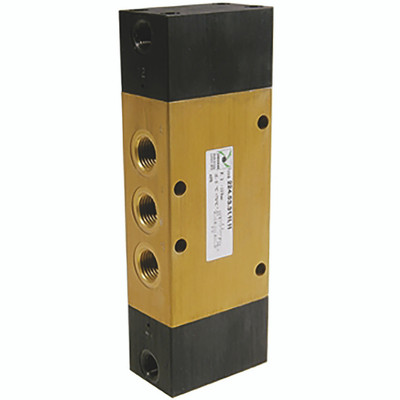 PNEUMATIC-PNEUMATIC CLOSED CTR - 1/4" BSP Parallel Female, 5/3, Pilot/Pilot, Pilot Valve, Working Temperature -5Ã‚Â°C to +70Ã‚Â°C, Maximum Working Pressure 10 bar, PneumaxAll images used are for illustrative purposes only