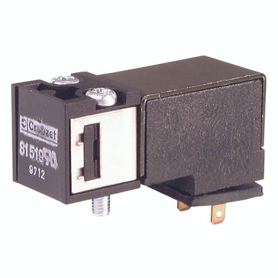 3/2 NC WITH MAINTAINED MAN OVERRIDE - Interface Modular Valve Range, Miniature Solenoid Valve & Sub-base, 3/2 NC without Manual Override, 24VDC, 25 Litres per Minute, Coil Consumption 1W, Working Pressure 1 to 8 bar, CrouzetAll images used are for illu