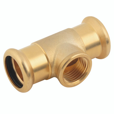 42X1/2"X42  FEMALE REDUCING TEE COPPER - 15x1/2"x15  Female Reducing Tee, Copper, M-PressAll images used are for illustrative purposes only 42X1/2"X42  FEMALE REDUCING TEE COPPER - 15x1/2"x15  Female Reducing Tee, Copper, M-PressAll images used are for illustrative purposes only