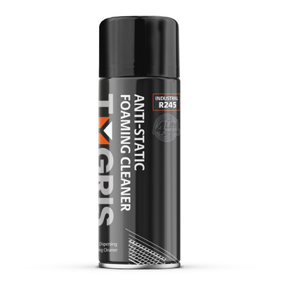 Tygris Anti-Static Foaming Cleaner 400ML - TYGRIS Anti-Static Foaming Cleaner is designed for use around the workplace where the build up of dust is undesirable, its anti-static properties dissipating static electrical charges effectively Tygris Anti-Static Foaming Cleaner 400ML - TYGRIS Anti-Static Foaming Cleaner is designed for use around the workplace where the build up of dust is undesirable, its anti-static properties dissipating static electrical charges effectively