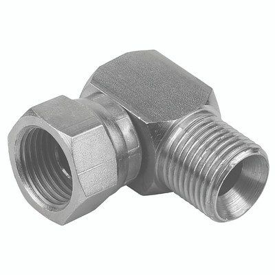 1.1/2" BSP X 1.1/2" BSP M/F 90 CMPCT ELB - 1/4" BSP Parallel Male x 1/8" BSP Parallel Female, Hydraulic Adaptor Steel, for Cone Seal x 60Ã‚Â° Cone, 90Ã‚Â° Compact Elbow, Zinc Plated Mild Steel, Maximum Working Pressure 350 bar, Burnett & HillmanAll ima