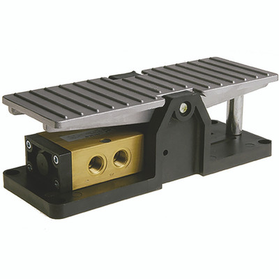 PEDAL ALUMINIUM SPRING - 1/8" BSP Parallel Female, 5/2 Function, Pedal/Spring Actuation, Valve, Working Temperature -5Ã‚Â°C to +70Ã‚Â°C, Maximum Working Pressure 10 bar, PneumaxAll images used are for illustrative purposes only