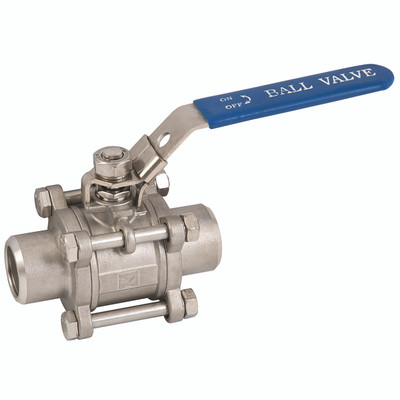 1 1/2" B/WELD 3PC FULL BORE B/V LOCK/LVR - 1/4" Butt Weld, 3 Piece Full Bore Ball Valve, Stainless Steel, PTFE Seat Material, Working Temperature -20Â°C to +200Â°C, Maximum Working Pressure 63 bar, HaitimaAll images used are for illustrative purposes o
