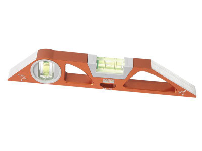 Bahco 466-250 Scaffolders Level 25cm - The Bahco 466-250 Scaffolders Level has a solid anodised aluminium body with one vertical and one horizontal vial