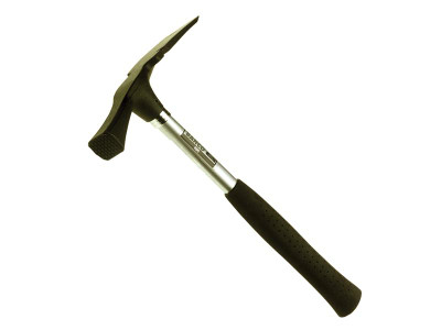 Bahco 486 Bricklayers Steel Handled Hammer 600g (21oz) - Bahco Bricklayers Hammer with anti-slip striking face and nail puller