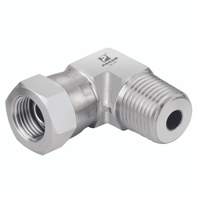 1/4" X 7/16" NPTXJIC M/F 10KPSI 316 ELB - 3/4" NPT Male x 1