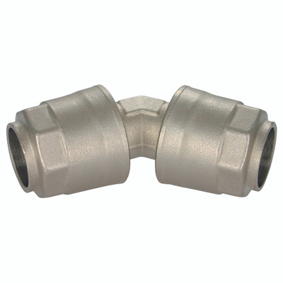 45° ELBOW 40MM OD - 20mm Outside Diameter, Aluminium Ring Main System, 45° Equal, Elbow, Working Temperature -20°C to +80°C, Maximum Working Pressure -0 45° ELBOW 40MM OD - 20mm Outside Diameter, Aluminium Ring Main System, 45° Equal, Elbow, Working Temperature -20°C to +80°C, Maximum Working Pressure -0