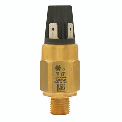 R1/4" PUSH SPDT PR/SWCH BR  50BAR - Push-on 6