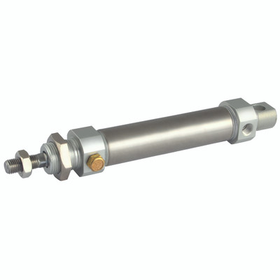 20MMØ X 100MMST MAG.SA CYL C/W ST/ST ROD - M5 Metric Female Ports, 10mm Bore x 10mm Stroke, Pneumatic Cylinder, Magnetic Single Acting, ISO6432 Stainless Steel Barrel and Piston Rod, Roundline Barrel Configuration, Bumper Cushioning, M4 x 0