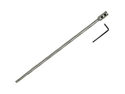Bahco 9525-7- Extension for 9529 20-32mm - Bahco Flat Bit Extension Shaft is hardened and ground, lacquered for rust protection, and features two locking screws