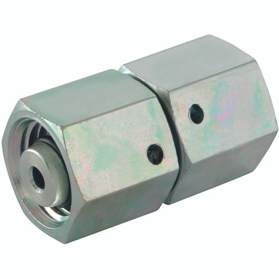 42/28MM OD STRAIGHT SWIVEL COUPLER (L) - 10mm Outside Diameter x 6mm Outside Diameter, Hydraulic DIN 2353 Compression Fitting, Light Duty, Adjustable Straight, Chromium Plated Steel, Maximum Working Pressure 500 bar, Danfoss WaltechAll images used are 42/28MM OD STRAIGHT SWIVEL COUPLER (L) - 10mm Outside Diameter x 6mm Outside Diameter, Hydraulic DIN 2353 Compression Fitting, Light Duty, Adjustable Straight, Chromium Plated Steel, Maximum Working Pressure 500 bar, Danfoss WaltechAll images used are