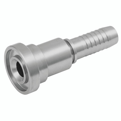 1/2" 6K FLANGE HALF X 1/2" STR H/TAIL - 1/2" Nominal Diameter SAE 6000 psi, Straight Flange, To Suit 1/2" Hose Inside Diameter, Stainless Steel, PH IndustriesAll images used are for illustrative purposes only