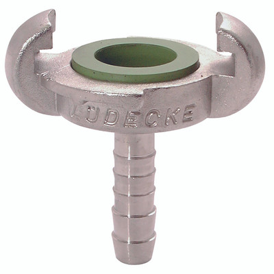 DIN3489 S/S CLAW COUPLING HOSETAIL 19MM - Hose Tail, Stainless Steel, European Execution Claw Coupling, to Suit Hose Inside Diameter 3/8", DIN 3489 Standard, Working Temperature -30Ã‚Â°C to +200Ã‚Â°C, Maximum Working Pressure 16 bar, JaymacAll images u